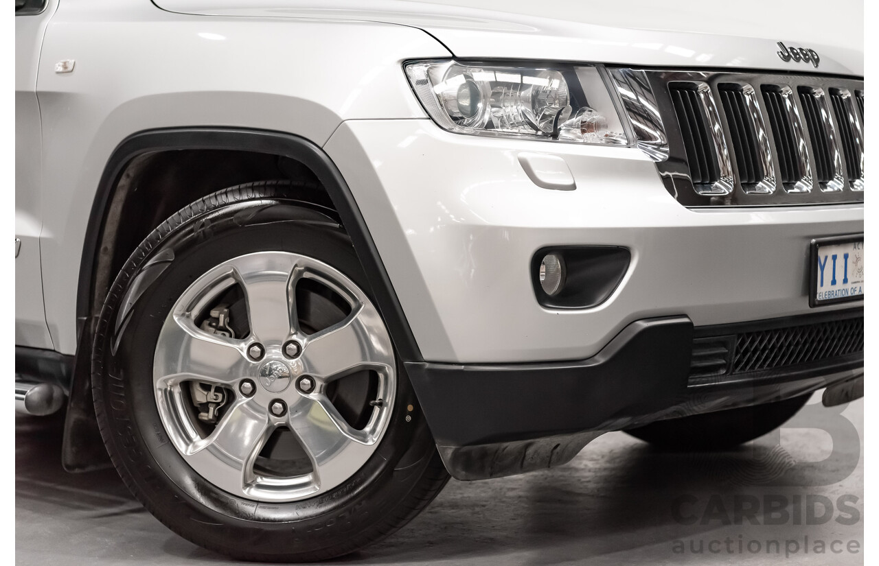 10/2012 Jeep Grand Cherokee Laredo (4x4) WK MY12 4d Wagon Silver V6 3.6L