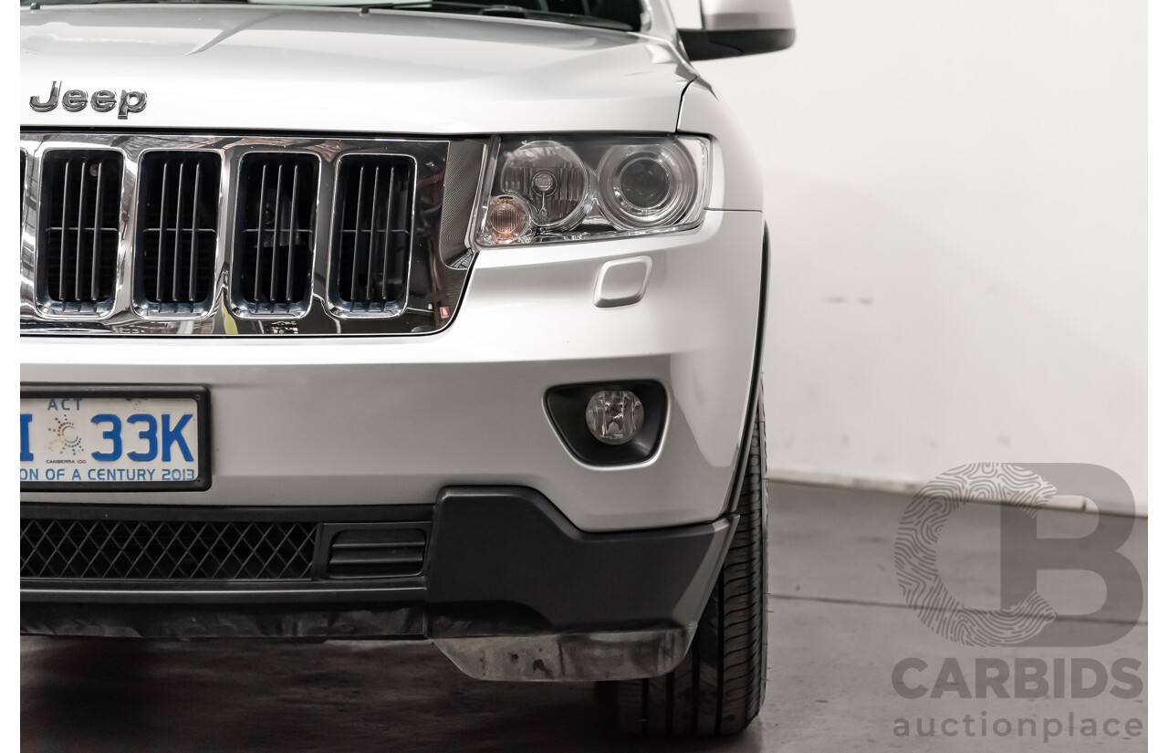 10/2012 Jeep Grand Cherokee Laredo (4x4) WK MY12 4d Wagon Silver V6 3.6L