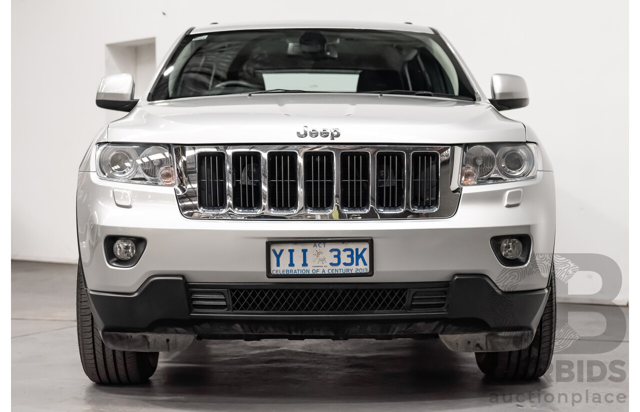 10/2012 Jeep Grand Cherokee Laredo (4x4) WK MY12 4d Wagon Silver V6 3.6L