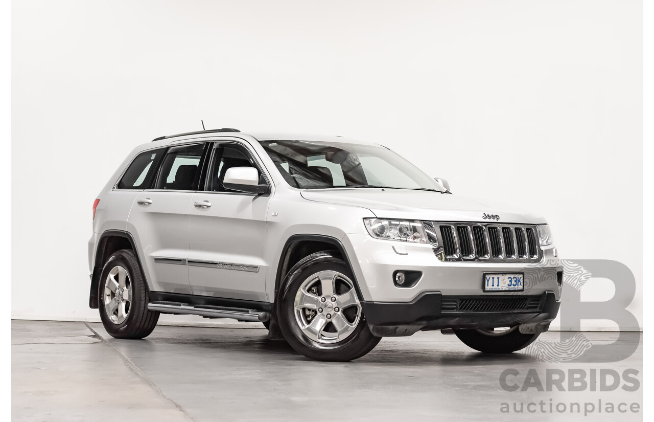10/2012 Jeep Grand Cherokee Laredo (4x4) WK MY12 4d Wagon Silver V6 3.6L