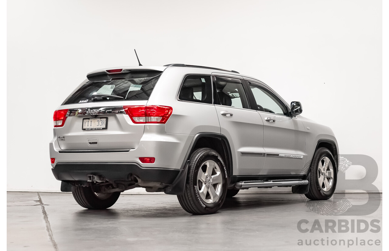 10/2012 Jeep Grand Cherokee Laredo (4x4) WK MY12 4d Wagon Silver V6 3.6L