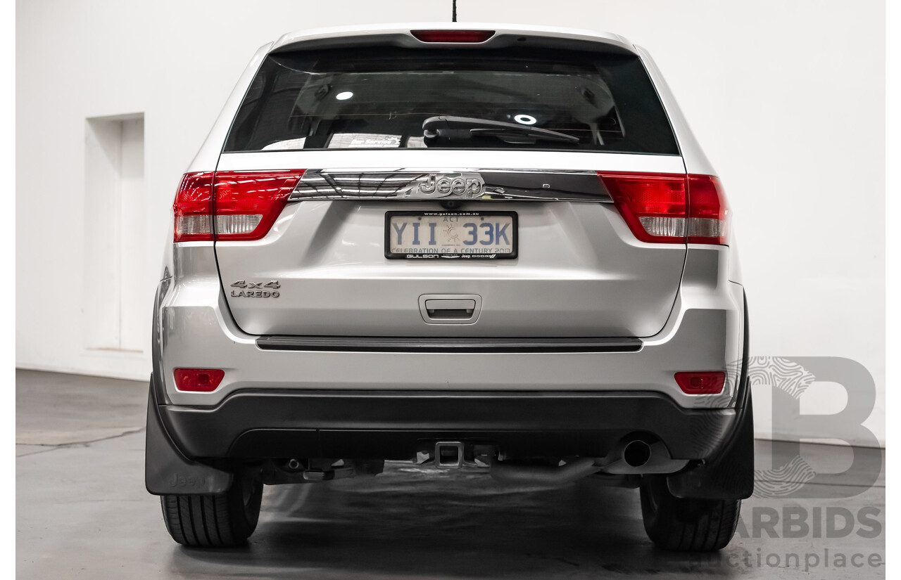 10/2012 Jeep Grand Cherokee Laredo (4x4) WK MY12 4d Wagon Silver V6 3.6L