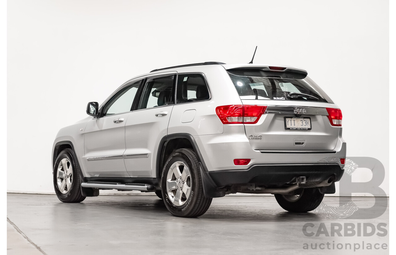 10/2012 Jeep Grand Cherokee Laredo (4x4) WK MY12 4d Wagon Silver V6 3.6L