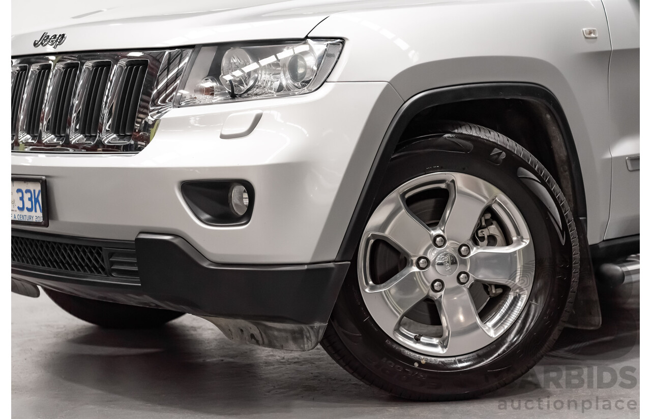 10/2012 Jeep Grand Cherokee Laredo (4x4) WK MY12 4d Wagon Silver V6 3.6L