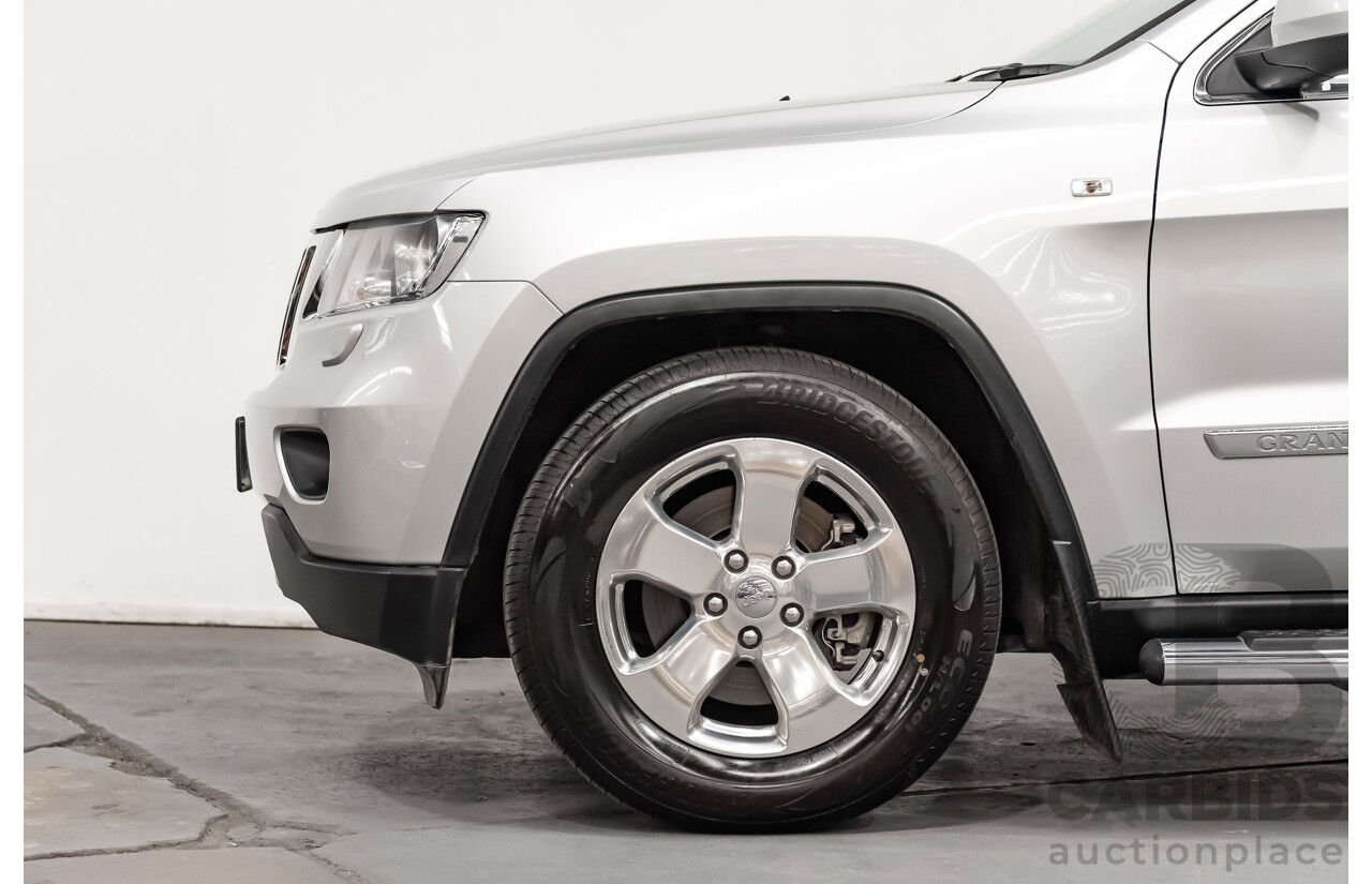 10/2012 Jeep Grand Cherokee Laredo (4x4) WK MY12 4d Wagon Silver V6 3.6L