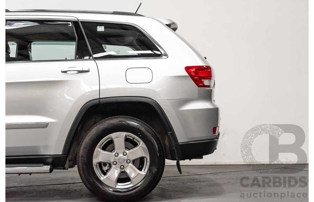 10/2012 Jeep Grand Cherokee Laredo (4x4) WK MY12 4d Wagon Silver V6 3.6L