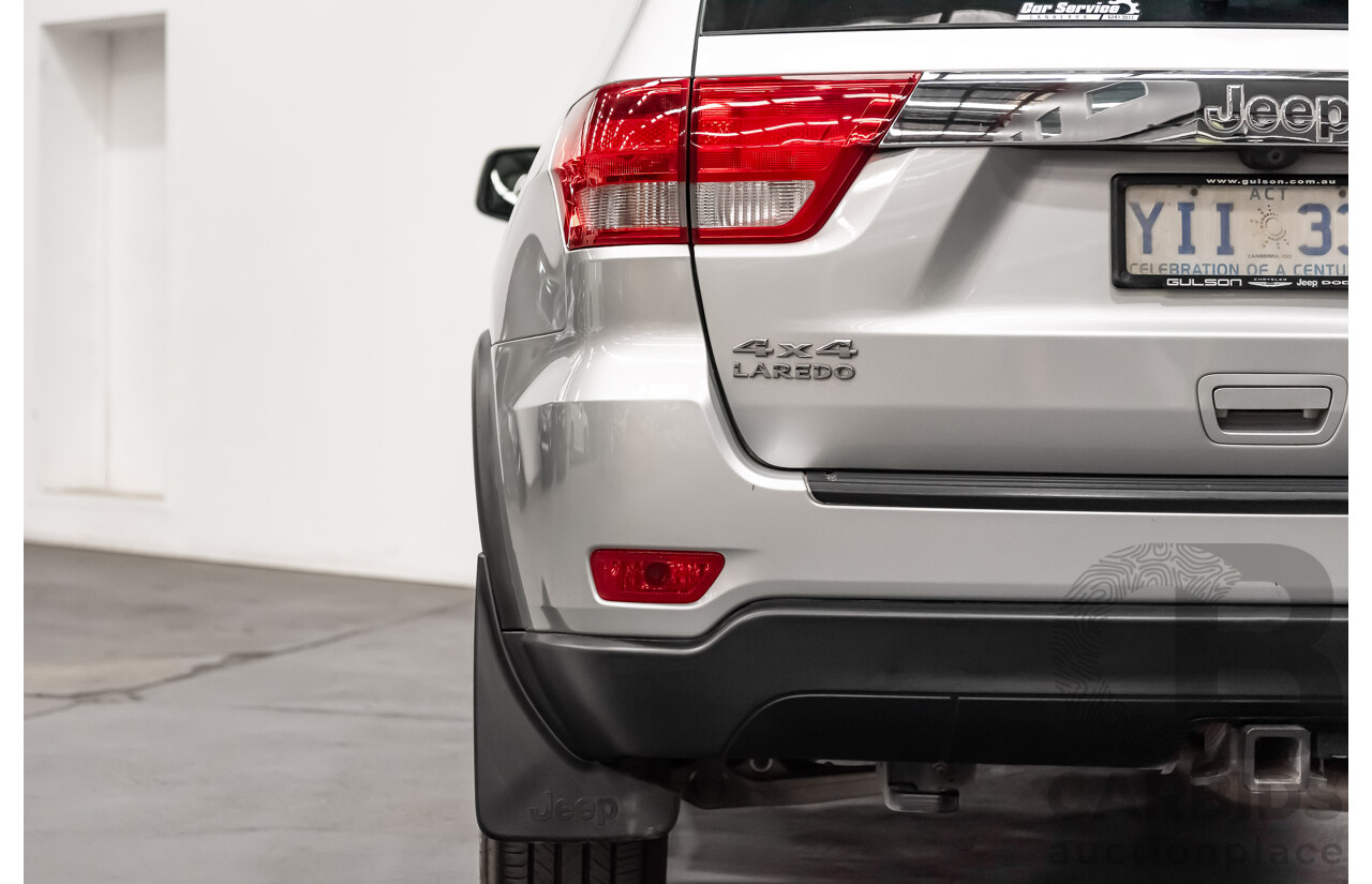 10/2012 Jeep Grand Cherokee Laredo (4x4) WK MY12 4d Wagon Silver V6 3.6L