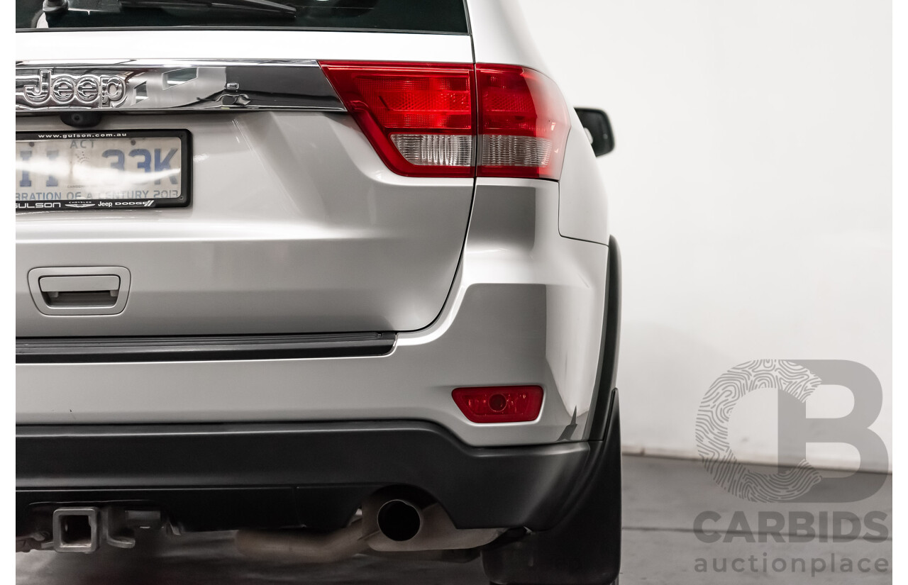 10/2012 Jeep Grand Cherokee Laredo (4x4) WK MY12 4d Wagon Silver V6 3.6L