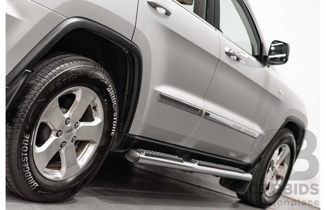 10/2012 Jeep Grand Cherokee Laredo (4x4) WK MY12 4d Wagon Silver V6 3.6L