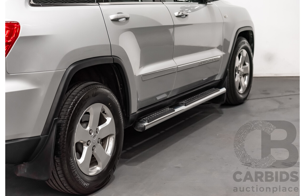 10/2012 Jeep Grand Cherokee Laredo (4x4) WK MY12 4d Wagon Silver V6 3.6L