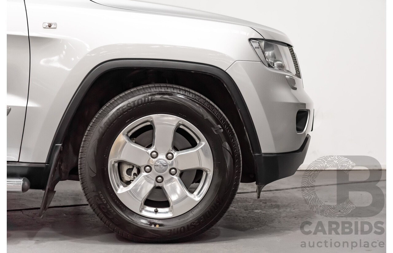 10/2012 Jeep Grand Cherokee Laredo (4x4) WK MY12 4d Wagon Silver V6 3.6L