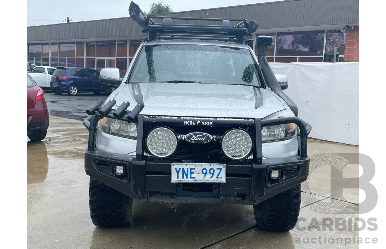 4/2010 Ford Ranger XLT (4x4) PK Dual Cab Utility Silver 3.0L