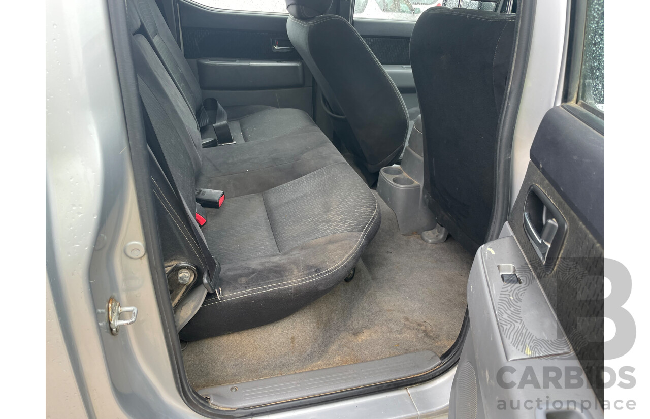 4/2010 Ford Ranger XLT (4x4) PK Dual Cab Utility Silver 3.0L