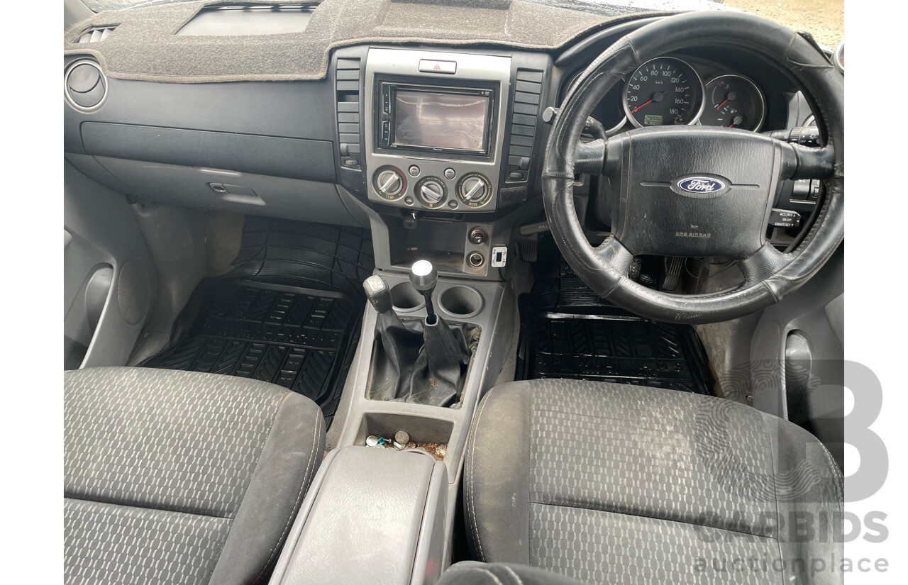 4/2010 Ford Ranger XLT (4x4) PK Dual Cab Utility Silver 3.0L