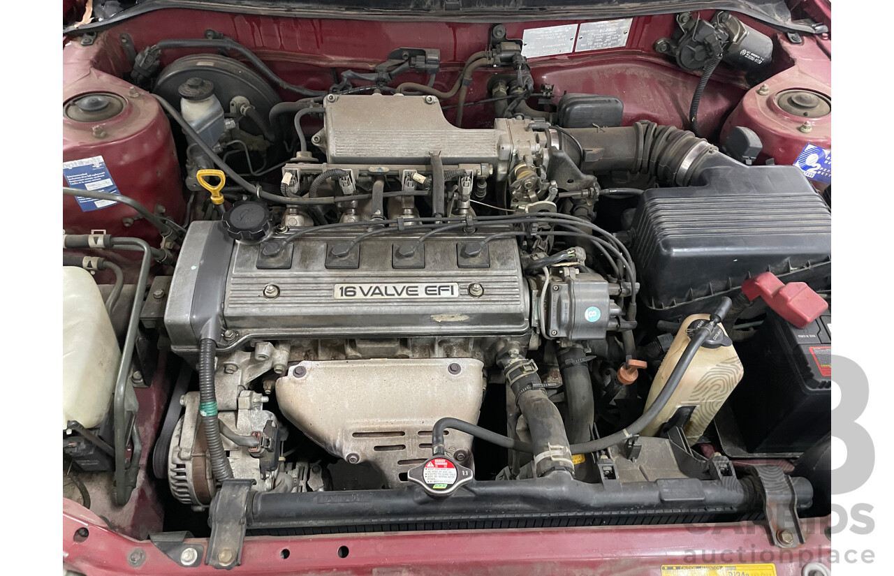 10/1996 Toyota Corolla CSi SECA AE101R 5d Liftback Maroon 1.6L