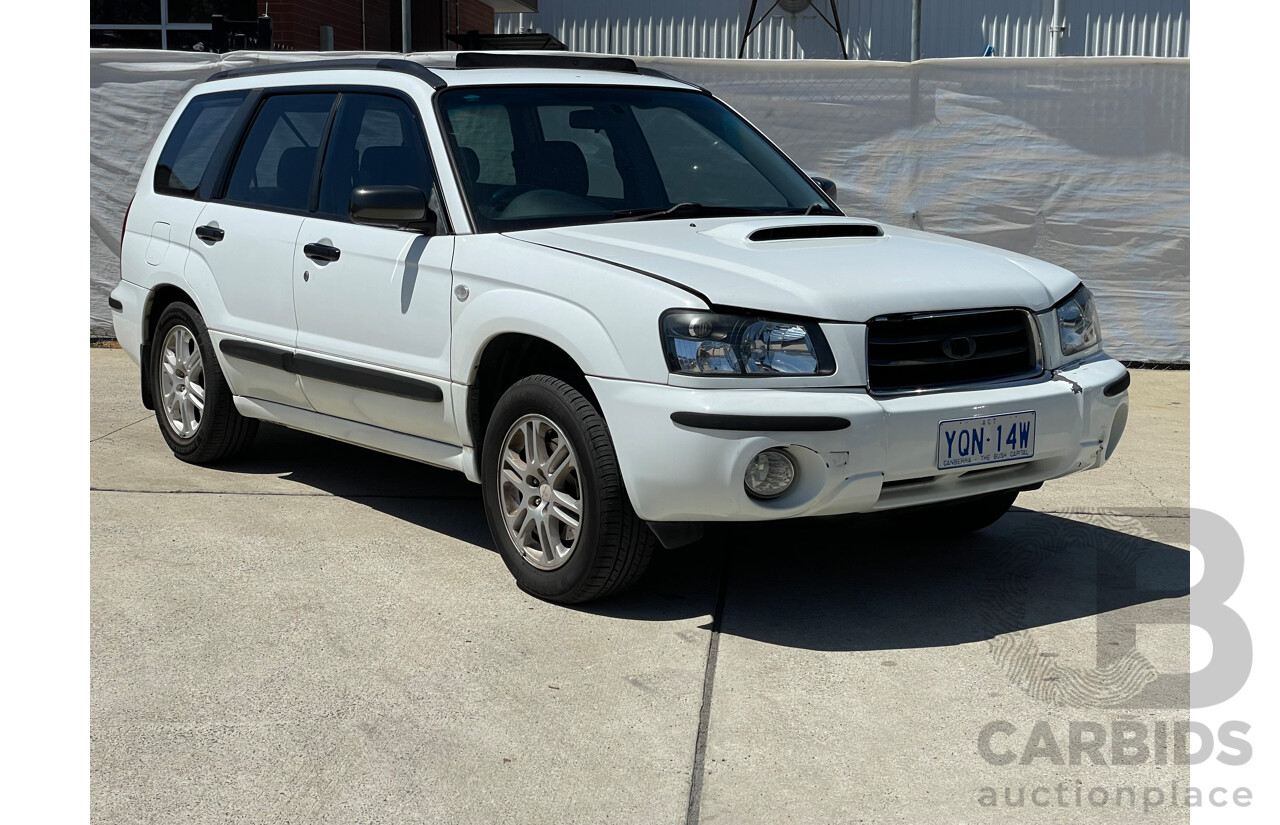 1/2005 Subaru Forester XT Luxury MY05 4d Wagon White 2.5L