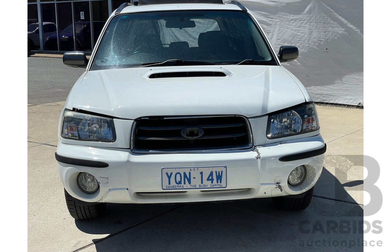 1/2005 Subaru Forester XT Luxury MY05 4d Wagon White 2.5L