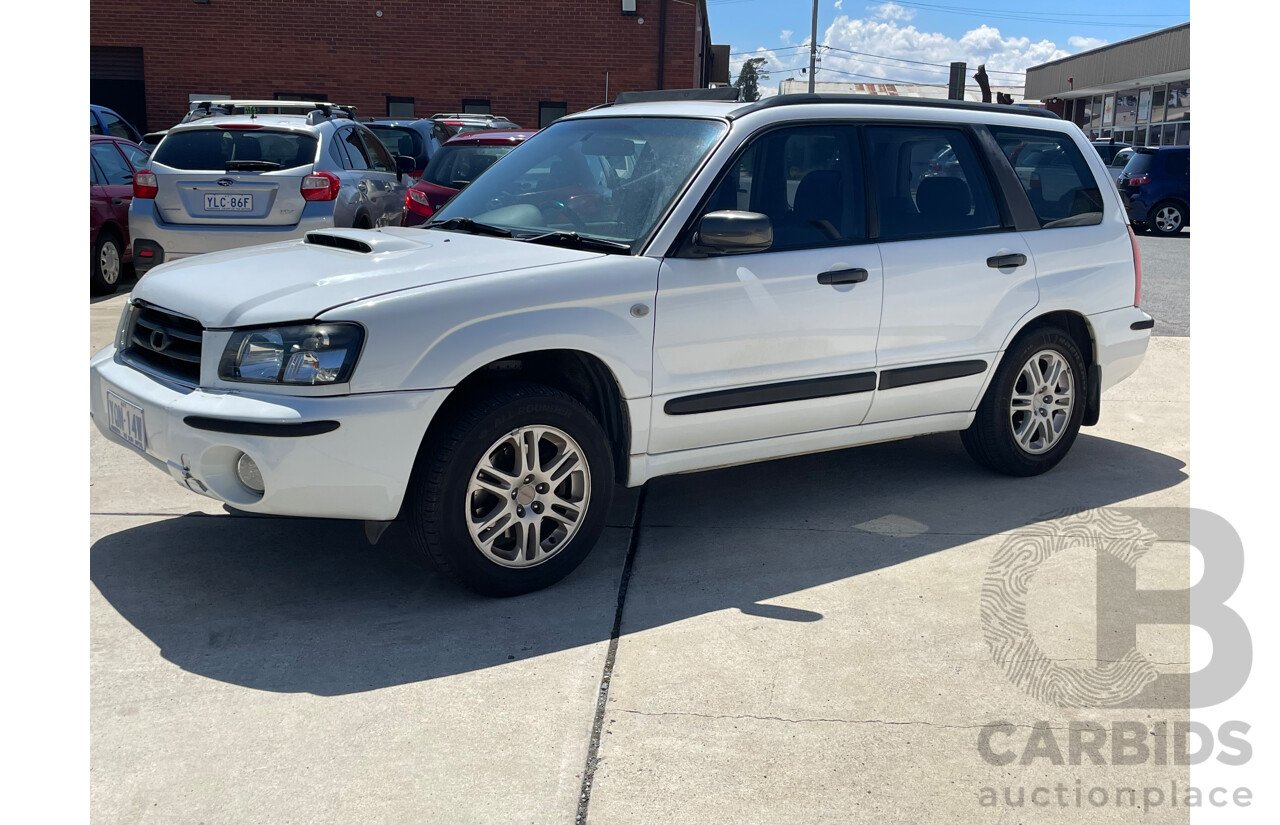 1/2005 Subaru Forester XT Luxury MY05 4d Wagon White 2.5L