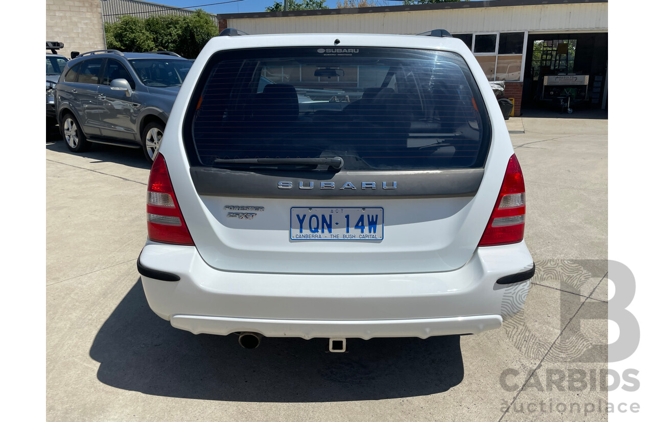 1/2005 Subaru Forester XT Luxury MY05 4d Wagon White 2.5L