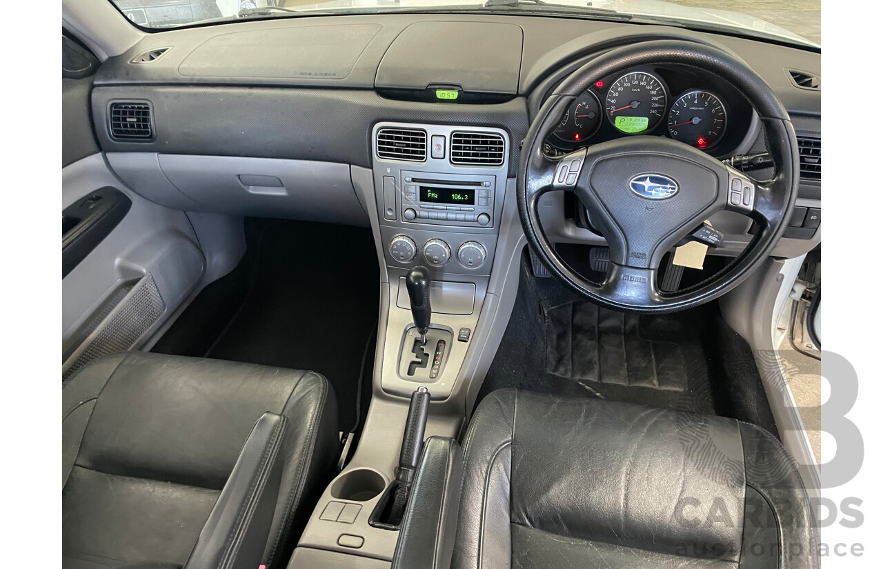 1/2005 Subaru Forester XT Luxury MY05 4d Wagon White 2.5L