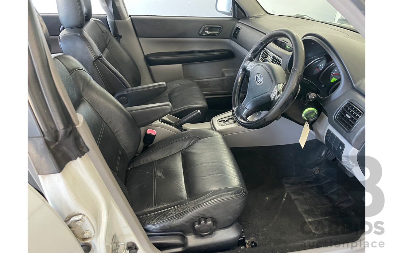 1/2005 Subaru Forester XT Luxury MY05 4d Wagon White 2.5L