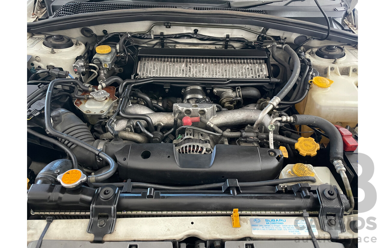 1/2005 Subaru Forester XT Luxury MY05 4d Wagon White 2.5L