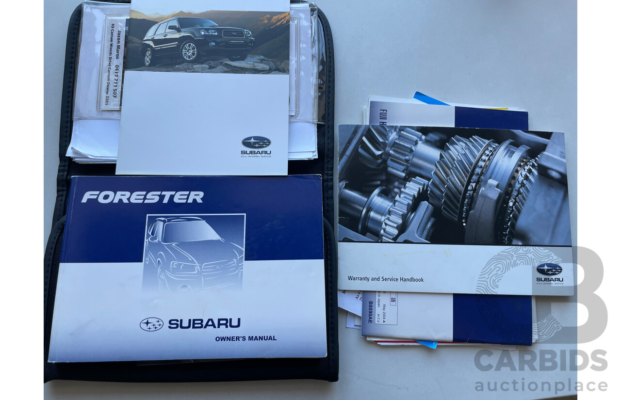 1/2005 Subaru Forester XT Luxury MY05 4d Wagon White 2.5L