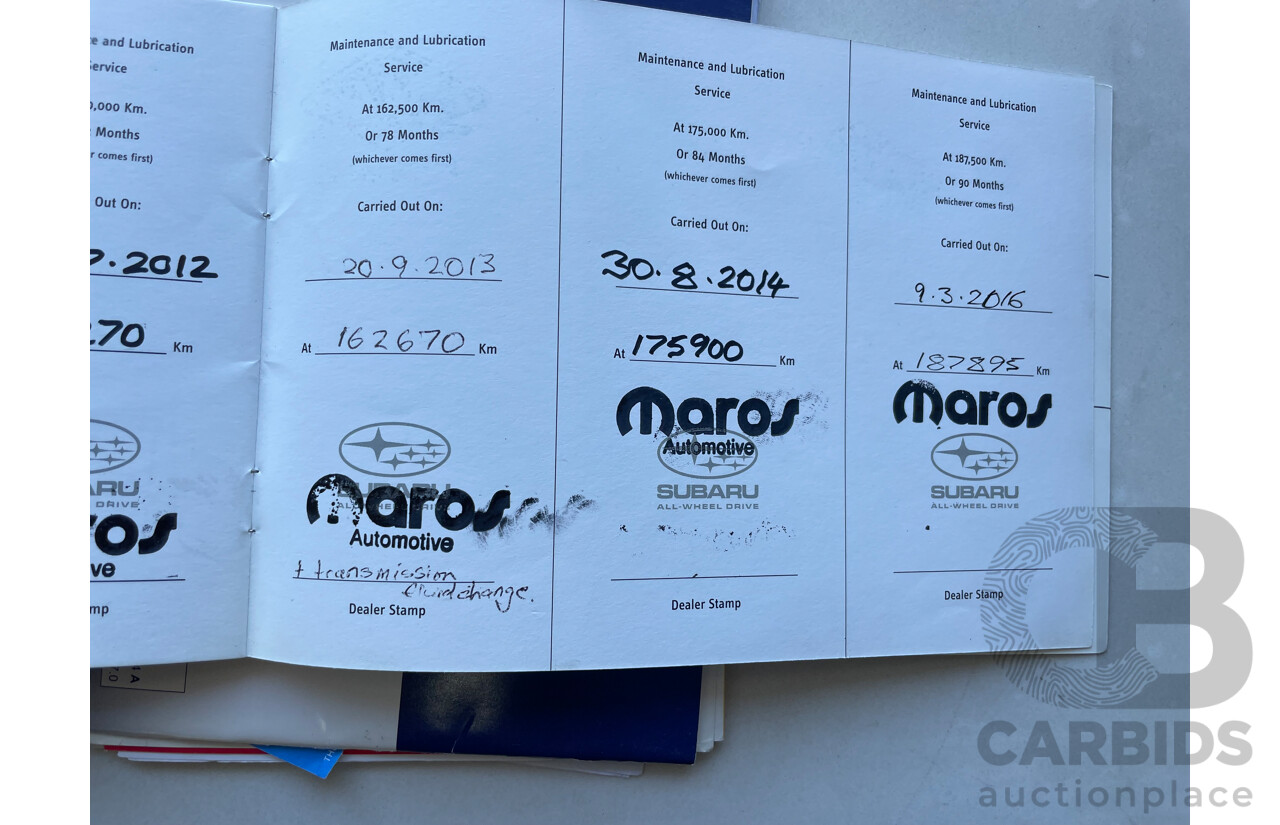 1/2005 Subaru Forester XT Luxury MY05 4d Wagon White 2.5L