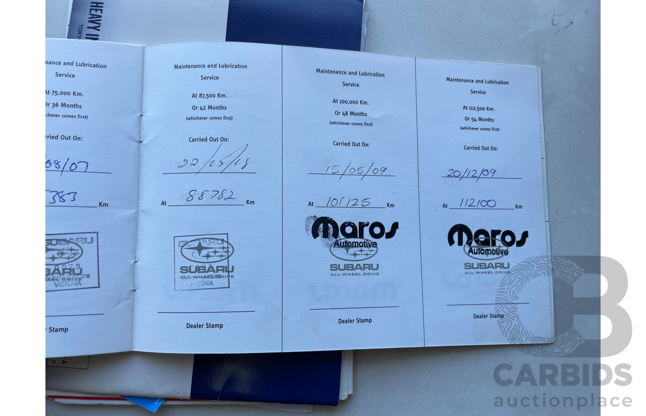 1/2005 Subaru Forester XT Luxury MY05 4d Wagon White 2.5L