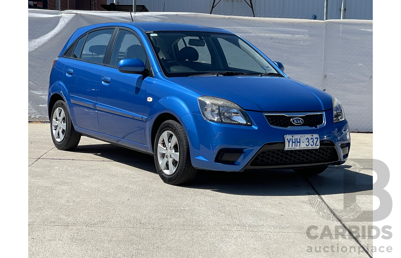 8/2010 Kia RIO Si JB MY10 5d Hatchback Blue 1.6L
