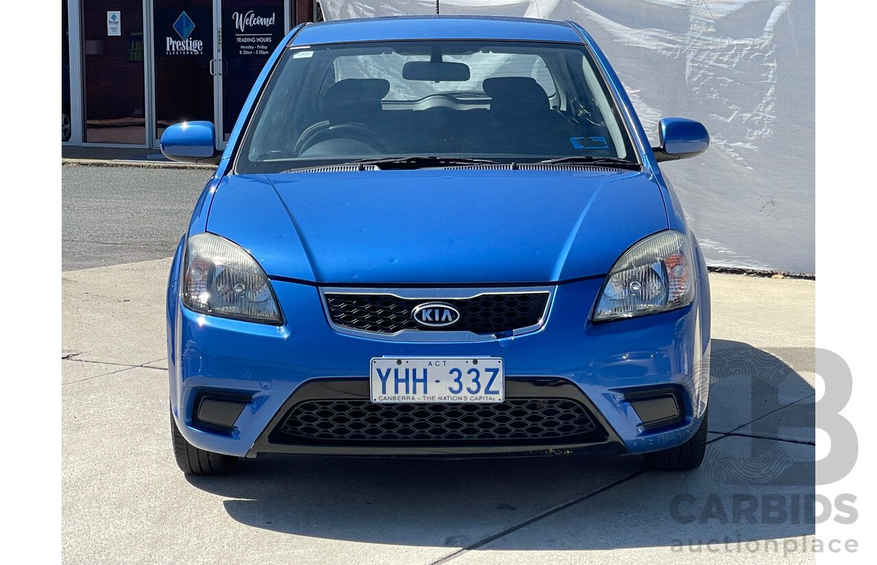 8/2010 Kia RIO Si JB MY10 5d Hatchback Blue 1.6L
