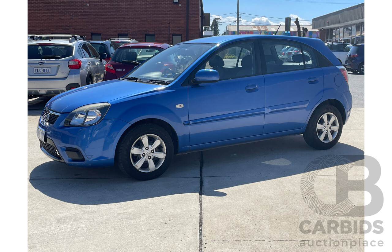 8/2010 Kia RIO Si JB MY10 5d Hatchback Blue 1.6L
