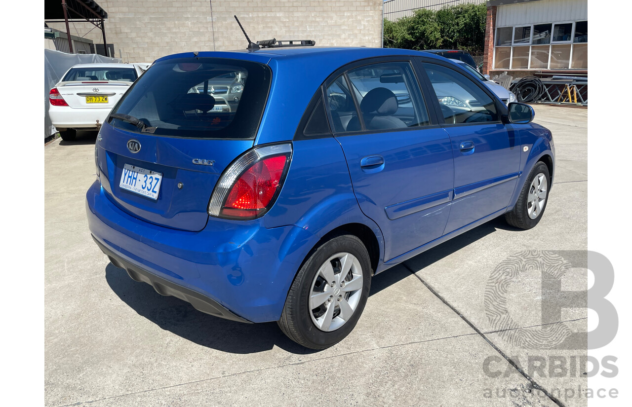 8/2010 Kia RIO Si JB MY10 5d Hatchback Blue 1.6L