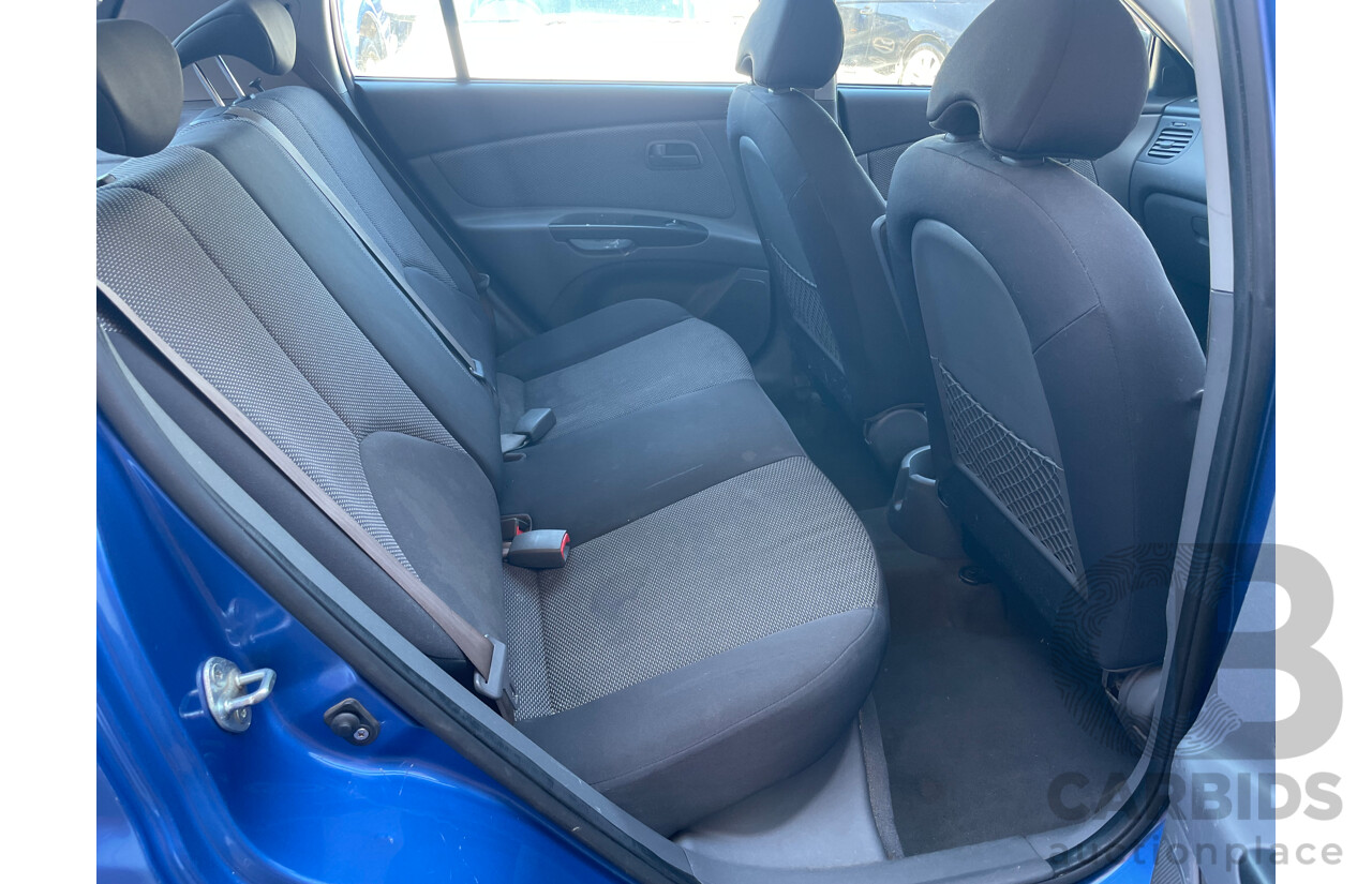 8/2010 Kia RIO Si JB MY10 5d Hatchback Blue 1.6L