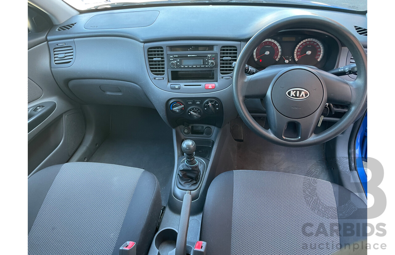 8/2010 Kia RIO Si JB MY10 5d Hatchback Blue 1.6L