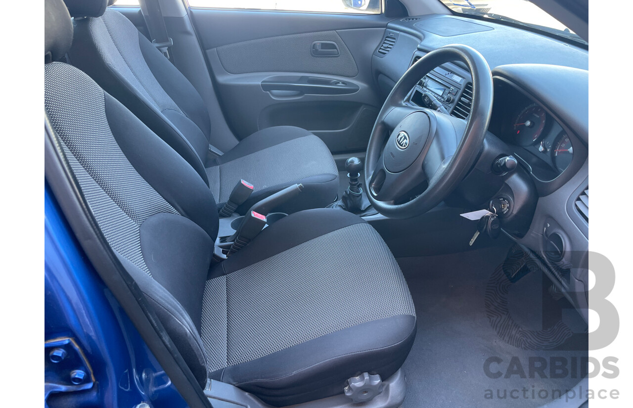 8/2010 Kia RIO Si JB MY10 5d Hatchback Blue 1.6L