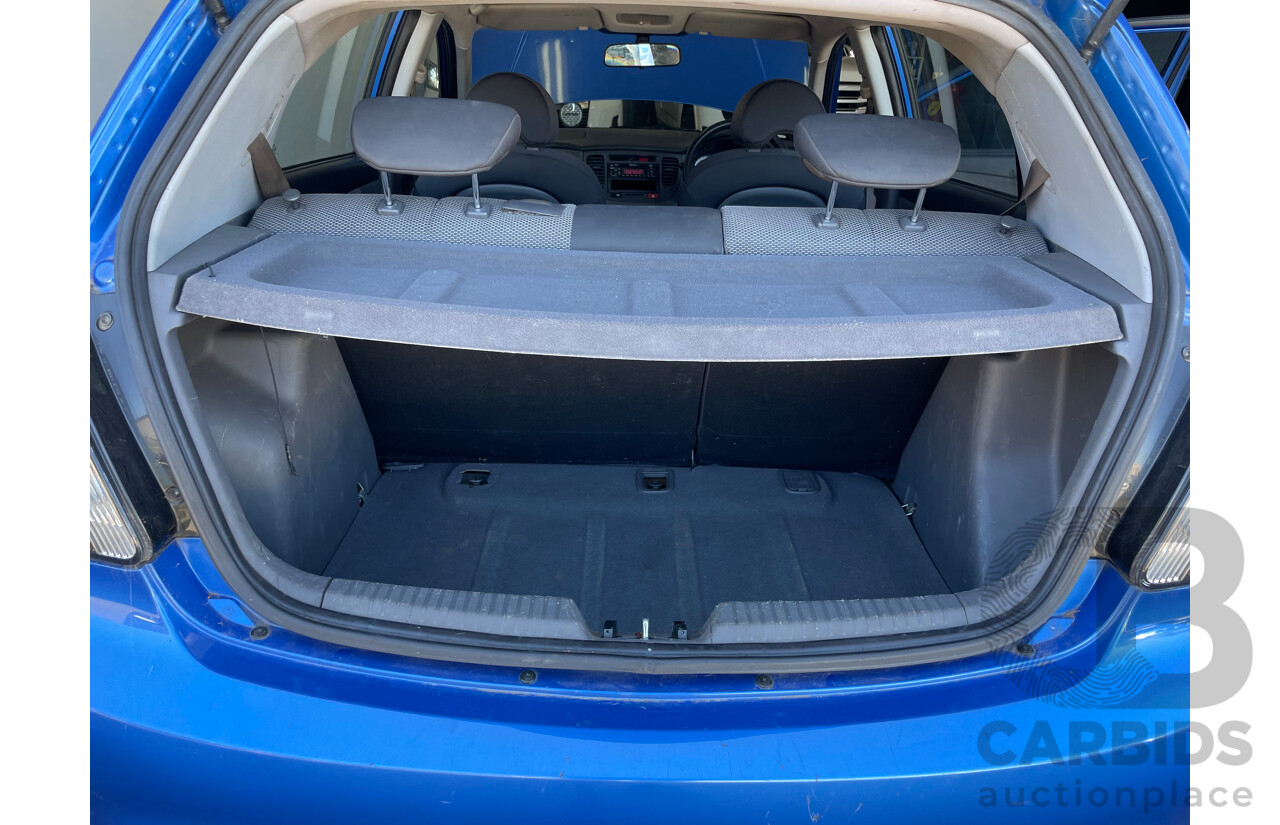 8/2010 Kia RIO Si JB MY10 5d Hatchback Blue 1.6L