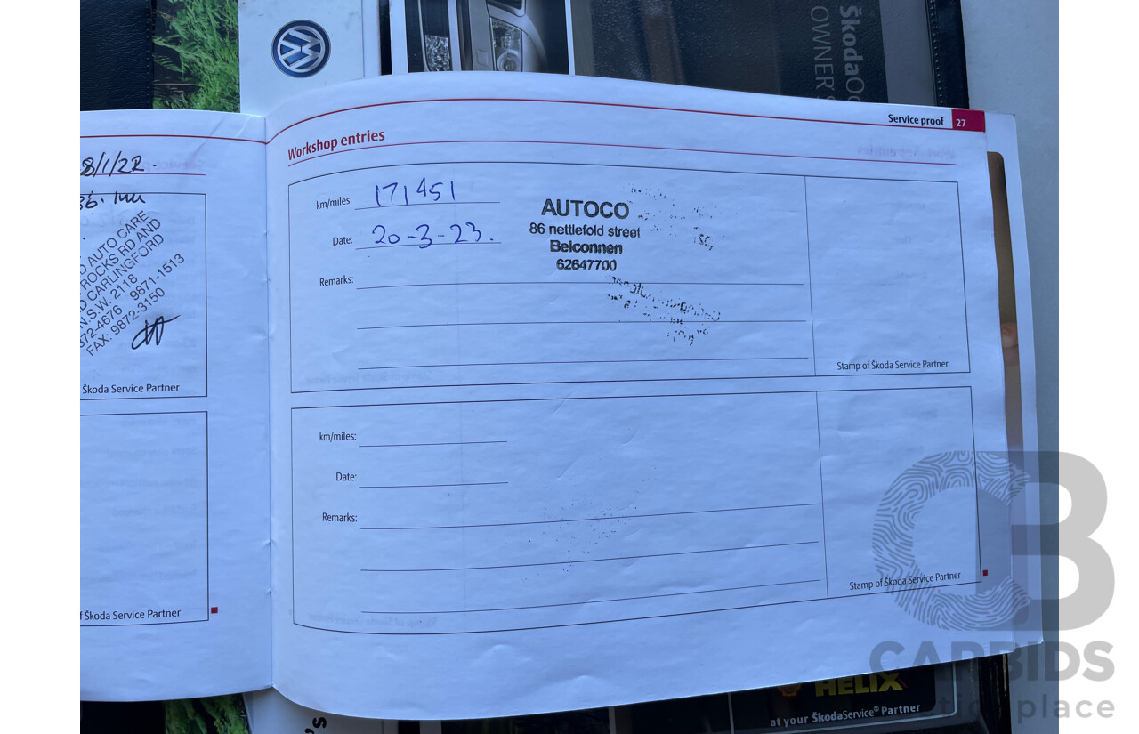 10/2008 Skoda Octavia Elegance 1Z 4d Wagon Grey 2.0L