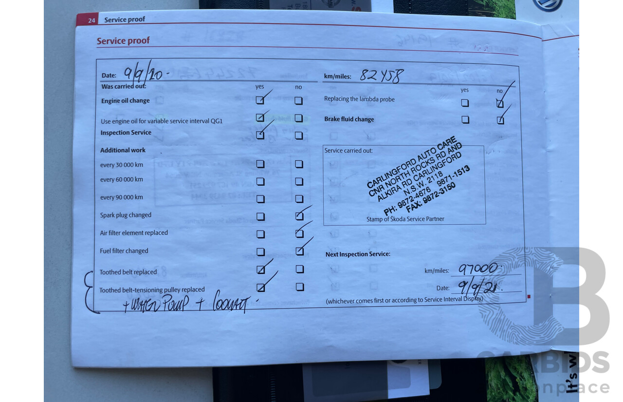 10/2008 Skoda Octavia Elegance 1Z 4d Wagon Grey 2.0L