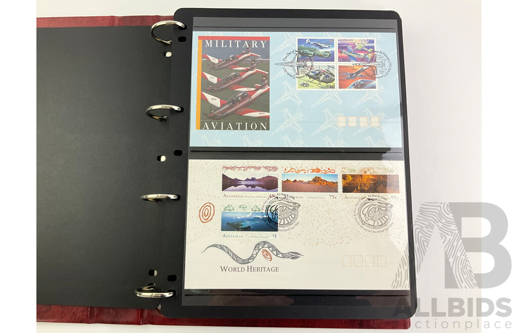 Australia Post First Day Cover Album 16th January 1996 to 3rd November 1997