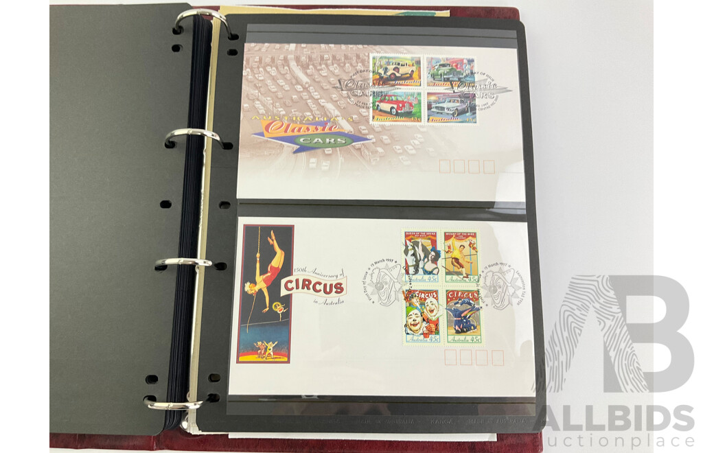 Australia Post First Day Cover Album 16th January 1996 to 3rd November 1997