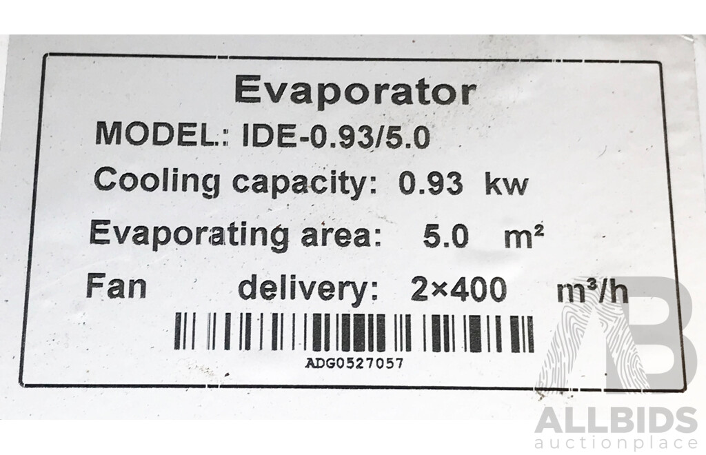 Two Fan Evaporator Unit