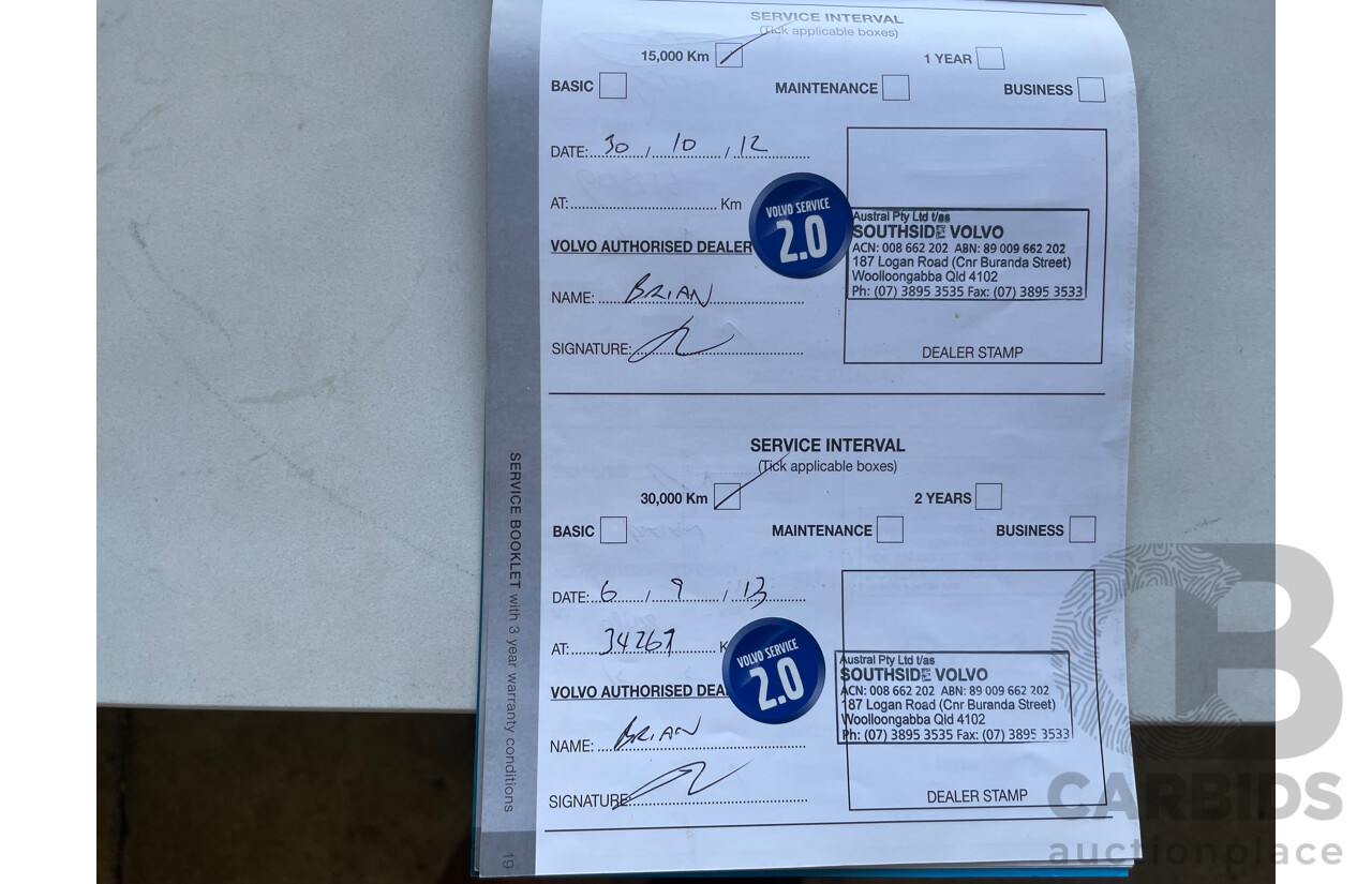 4/2011 Volvo S40 T5 S MY11 4d Sedan Grey 2.5L