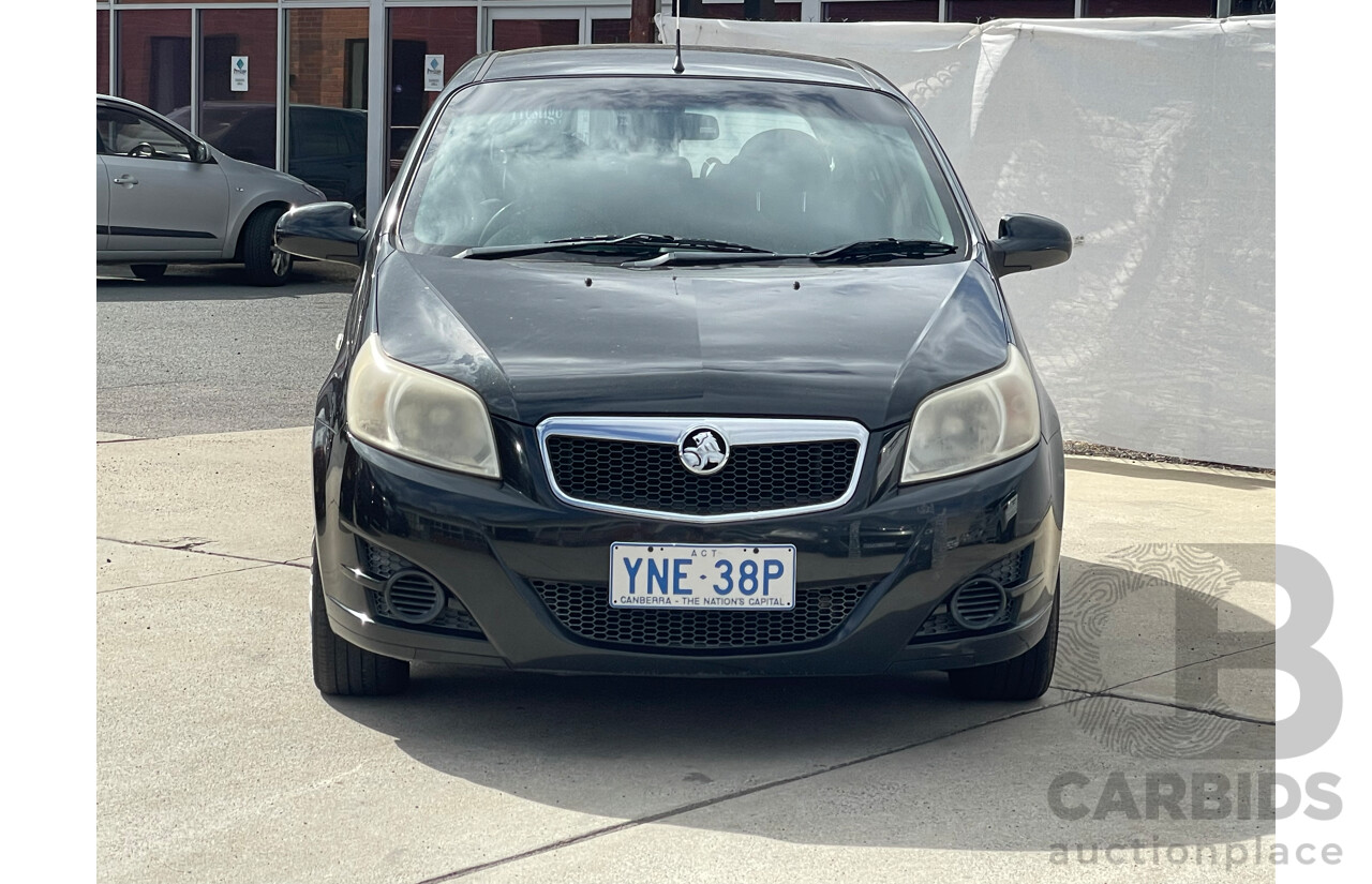 1/2009 Holden Barina  TK MY09 3d Hatchback Black 1.6L