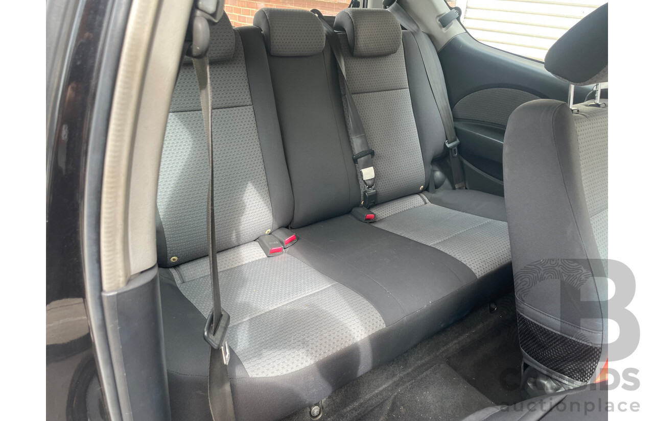 1/2009 Holden Barina  TK MY09 3d Hatchback Black 1.6L