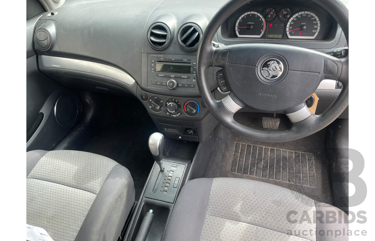 1/2009 Holden Barina  TK MY09 3d Hatchback Black 1.6L