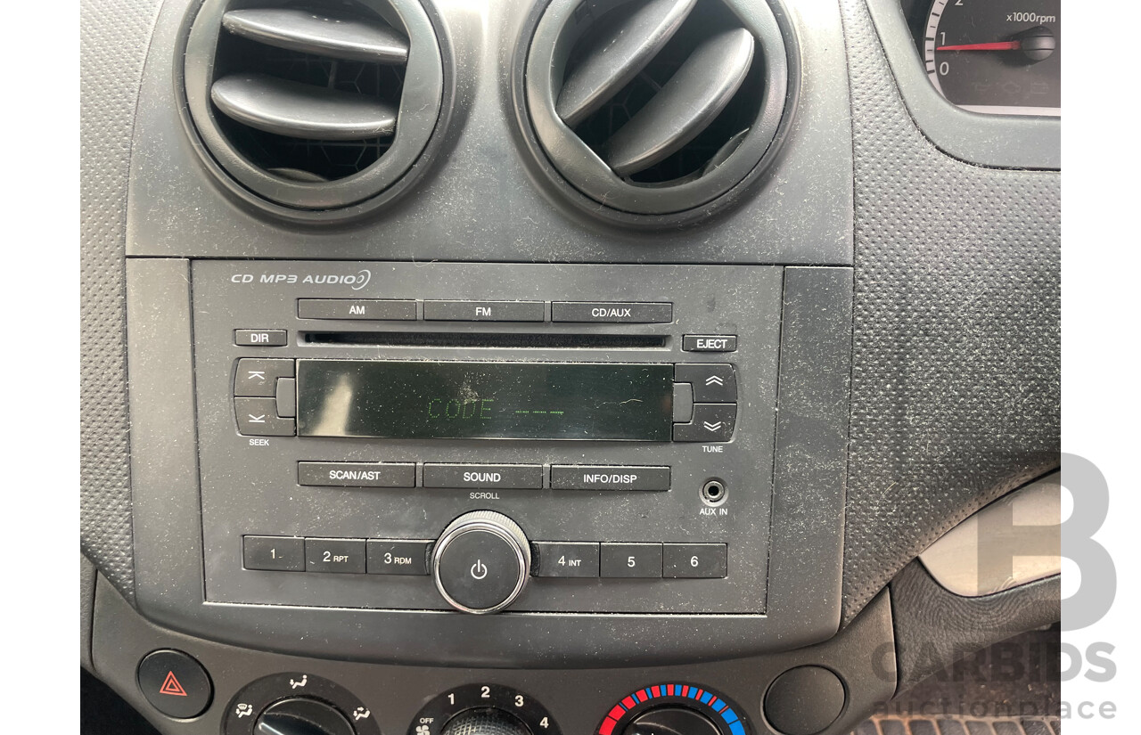 1/2009 Holden Barina  TK MY09 3d Hatchback Black 1.6L