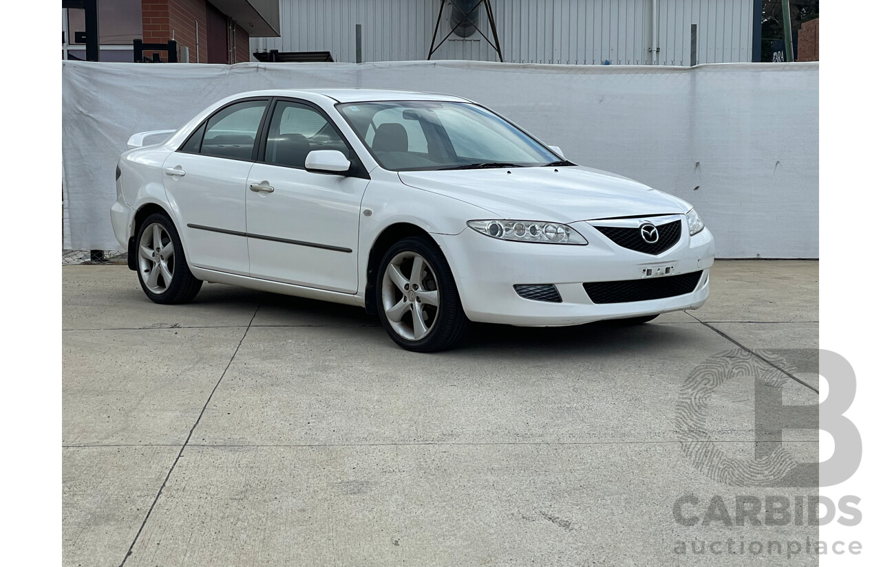 4/2004 Mazda Mazda6 Classic GG 4d Sedan White 2.3L