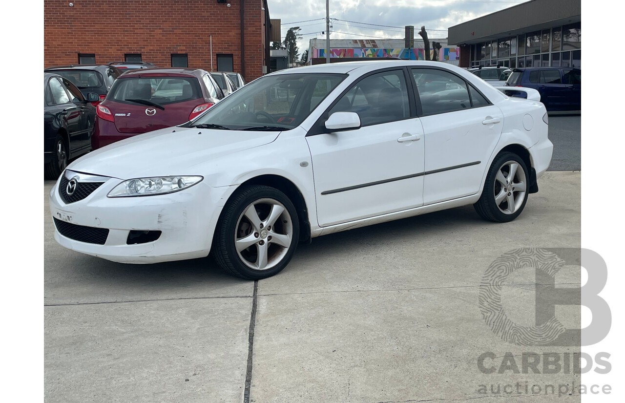 4/2004 Mazda Mazda6 Classic GG 4d Sedan White 2.3L