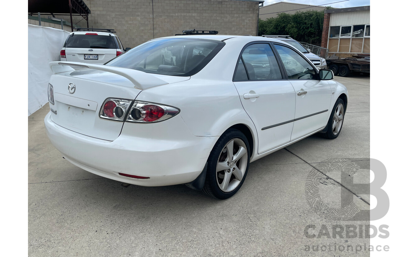 4/2004 Mazda Mazda6 Classic GG 4d Sedan White 2.3L
